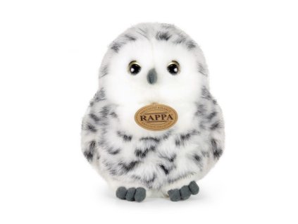 Rappa Plyšová sova žíhaná 17 cm ECO-FRIENDLY