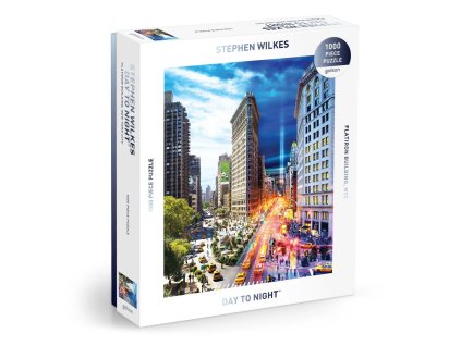 Galison Puzzle Flatiron Day to Night™ Stephen Wilkes 1000 dílků