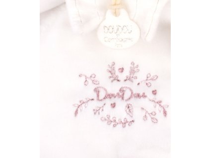 Doudou Dárková sada Plyšový muchláček medvídek s čepičkou růžový 25 cm