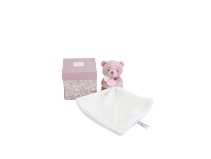 Doudou Můj malý medvídek 10 cm růžový