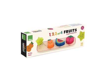 Vilac Vkládací puzzle Učím se počítat ovoce Sarah Betz