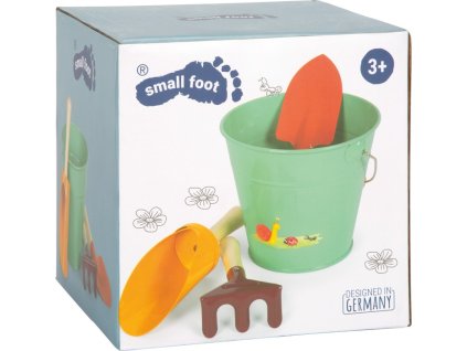 small foot Sada zahradního nářadí s kbelíkem Tiny Garden
