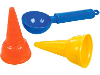 LENA Set pískový formičky na zmrzlinu