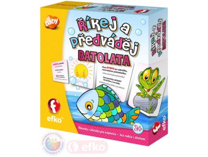 EFKO Baby hra Říkej a předváděj! říkanky s obrázky pro nejmenší pro miminko