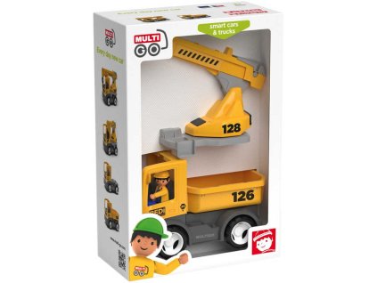 EFKO IGRÁČEK MultiGO BUILD set 2+1 figurka Igráček Stavbař s autem
