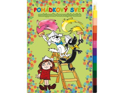 AKIM Maluj podle barevných teček Pohádkový svět Zdeňka Smetany