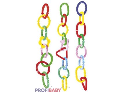 PROFIBABY Řetěz baby tvary plastové 8ks v sáčku různé druhy