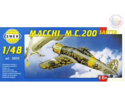 SMĚR Model letadlo Macchi M.C.200 Saetta 1:48 (stavebnice letadla)