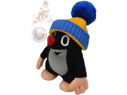 MORAVSKÁ ÚSTŘEDNA Krtek  (krteček) s žluto-modrým  kulichem