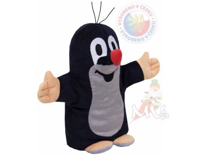 MORAVSKÁ ÚSTŘEDNA Maňásek KRTEK 20 cm mluvící Krteček *PLYŠOVÉ HRAČKY*