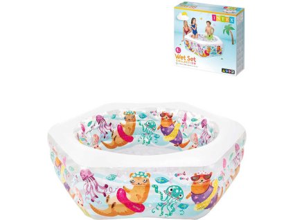 INTEX Bazén nafukovací Vydry 191x178x61cm transparentní 56493