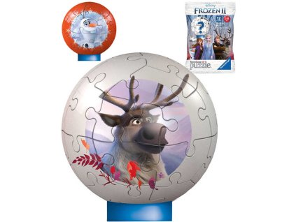 RAVENSBURGER PUZZLE 3D Frozen 2 puzzleball 27 dílků s překvapením