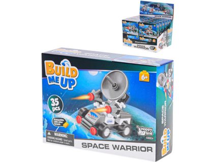 Stavebnice BuildMeUP Space Warrior 30-35 dílků 4 druhy plast