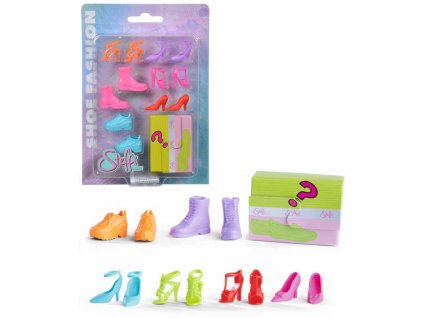 SIMBA Botičky pro panenku Steffi set 7 párů s překvapením 2 barvy