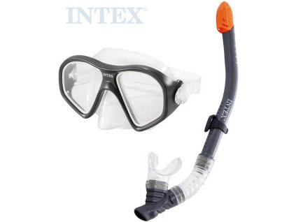 INTEX Reef Rider potápěčský plavecký set do vody brýle + šnorchl černý 55648