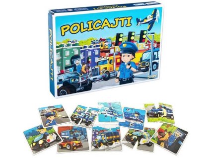 HYDRODATA Hra Policajti 3 logické hry 3v1 *SPOLEČENSKÉ HRY*
