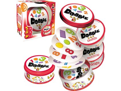 ASMODEE Hra postřehová Dobble 1-2-3 v plechové krabičce *SPOLEČENSKÉ HRY*