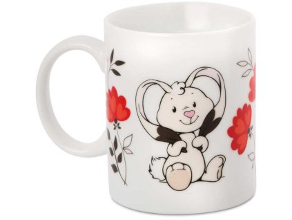 NICI Hrneček dětský králíček Love 350ml porcelánový