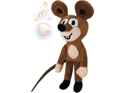 MORAVSKÁ ÚSTŘEDNA Myška 14cm Krtek (Krteček) *PLYŠOVÉ HRAČKY*