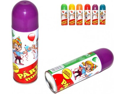 Party nudle ve spreji 250ml doplněk na KARNEVAL 6 barev