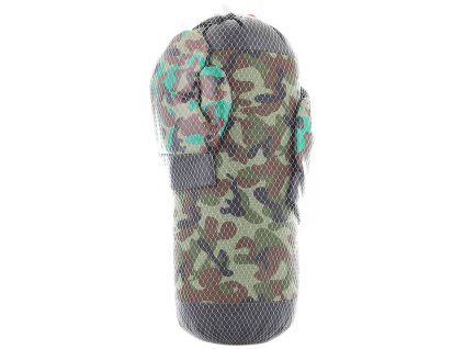 Boxovací pytel 40cm maskáč army set s rukavicemi v síťce