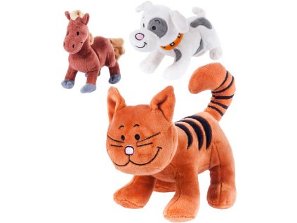 PLYŠ Moje první zvířátko baby se zvukem 3 druhy *PLYŠOVÉ HRAČKY*