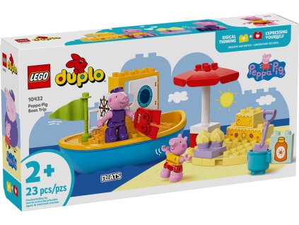 LEGO DUPLO Prasátko Peppa Pig a výlet na loďce 10432 STAVEBNICE
