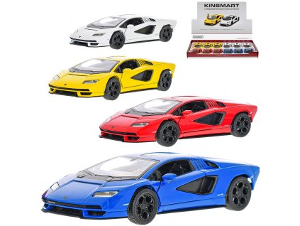 KINSMART Auto model Lamborghini Countach LPI 800-4 kov PB 13cm 4 barvy