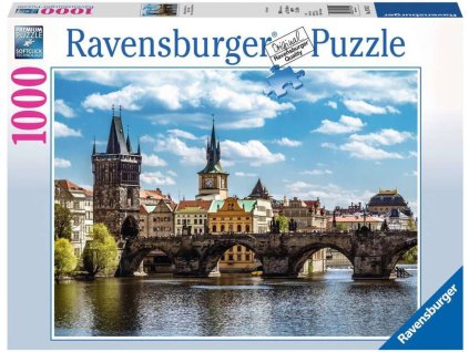 RAVENSBURGER Puzzle Praha Karlův most 1000 dílků 70x50cm skládačka