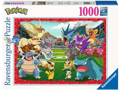 RAVENSBURGER Puzzle Pokémon Poměr síly 1000 dílků 70x50cm skládačka