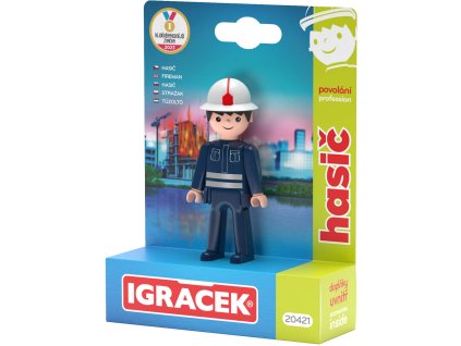EFKO IGRÁČEK Hasič povolání set figurka kloubová s doplňky