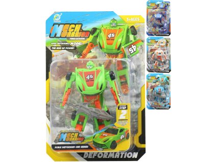 Transrobot měnící se na auto s transformací 12cm transformer 4 druhy