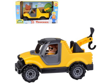 LENA Truckies baby auto odtahový vůz set s aktivním panáčkem 01634
