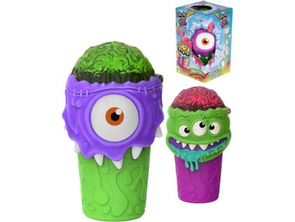 Slushy Monster výroba ledové tříště dětský shaker 2 druhy plast v krabici
