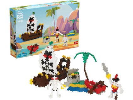 EP Line Plus-Plus Piráti stavebnice basic 360 dílků v krabici