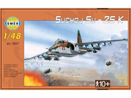 SMĚR Model letadlo Suchoj Su-25 K plastová stavebnice letadla 1:48