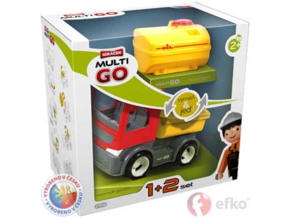 EFKO IGRÁČEK MultiGO 1+2 Cisterna set s doplňky v krabičce