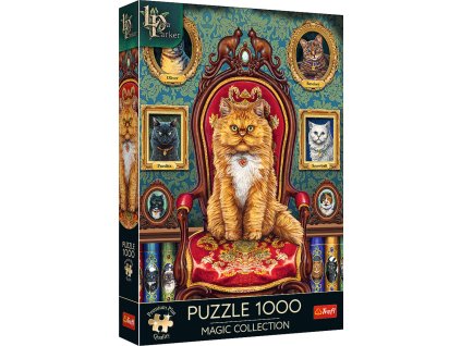 TREFL PUZZLE Magic Collection Šílené kočky 48x68cm skládačka 1000 dílků
