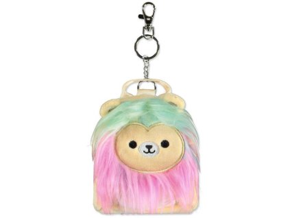 PLYŠ Squishmallows mikrobatůžek Lev Leonaro přívěsek na klíče