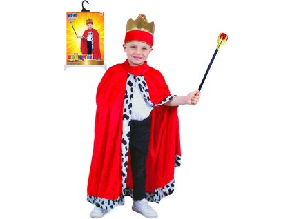 KARNEVAL Plášť královský dětský (104-136cm) 3-7 let *KOSTÝM*