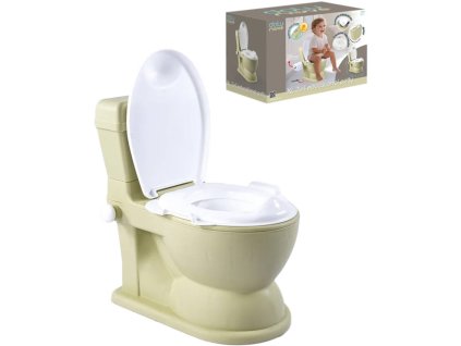 DOLU Dětská toaleta XL baby WC světle zelená na baterie Světlo Zvuk