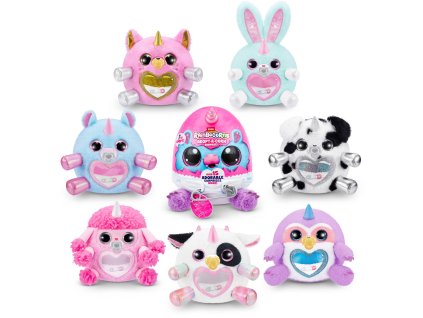 ASMODEE PLYŠ Rainbocorns Adopt-A-Corn zvířátko 7 druhů ve vajíčku