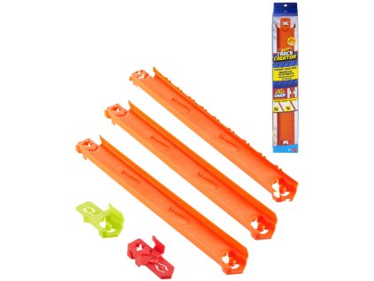 MATTEL HOT WHEELS Track Creator sada 3 rovných tratí Speed Snap
