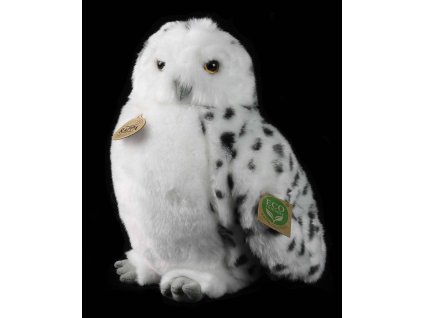 PLYŠ Pták sova polární 28cm otáčecí hlava Eco-Friendly *PLYŠOVÉ HRAČKY*