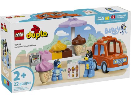 LEGO DUPLO Bluey a výlet na zmrzlinu 10458 STAVEBNICE