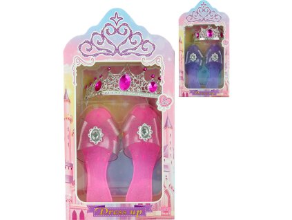 KARNEVAL Set střevíčky + korunka 2 barvy *KARNEVALOVÝ DOPLNĚK*