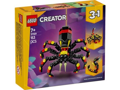 LEGO CREATOR Divoká zvířata: Překvapivý pavouk 3v1 31159 STAVEBNICE