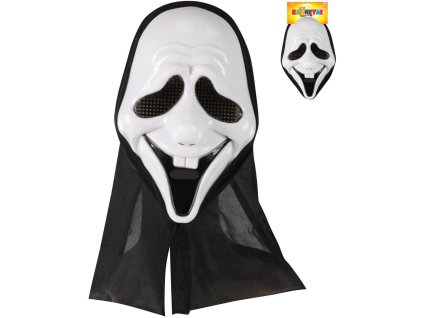 KARNEVAL Maska duch s šátkem *KARNEVALOVÝ DOPLNĚK*
