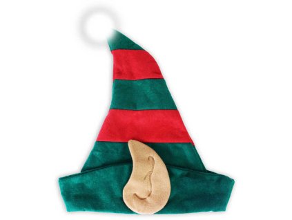 KARNEVAL Čepice elf s ušima pro dospělé *KARNEVALOVÝ DOPLNĚK*