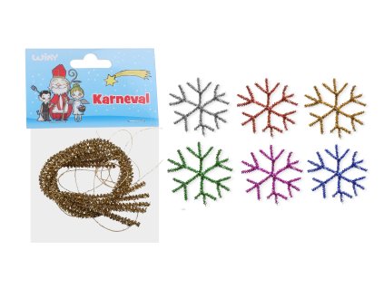 Vločka 75mm, skládačka, 6ks